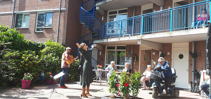 Concert bij woongroep Romeinse Schans